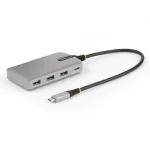 StarTech USB 2.0 Hub 3 Θυρών με σύνδεση USB-A / USB-C Γκρι HB31C3A1CDPPD3