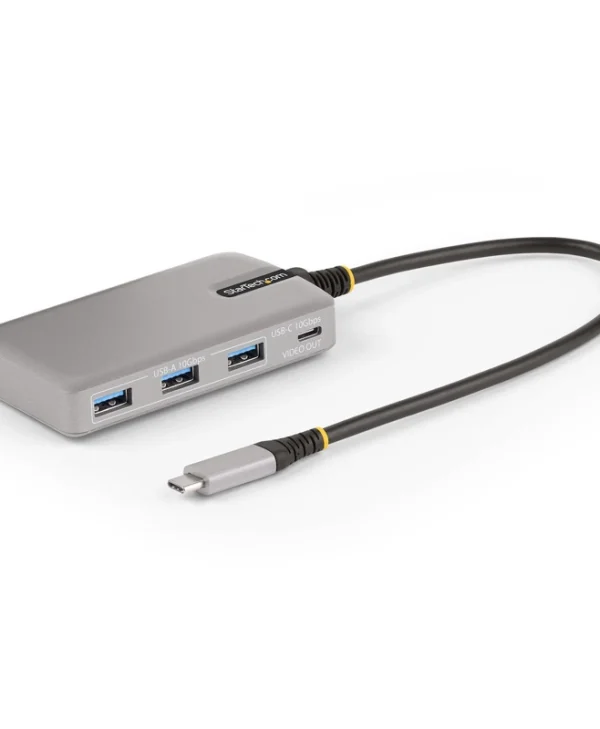 StarTech USB 2.0 Hub 3 Θυρών με σύνδεση USB-A / USB-C Γκρι HB31C3A1CDPPD3