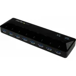 StarTech USB 3.0 Hub 10 Θυρών με σύνδεση USB-A & Θύρα Φόρτισης και Εξωτερική Παροχή Ρεύματος ST103008U2C