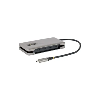 StarTech USB 3.2 Hub 4 Θυρών με σύνδεση USB-C Ασημί HB31CM4CPD3