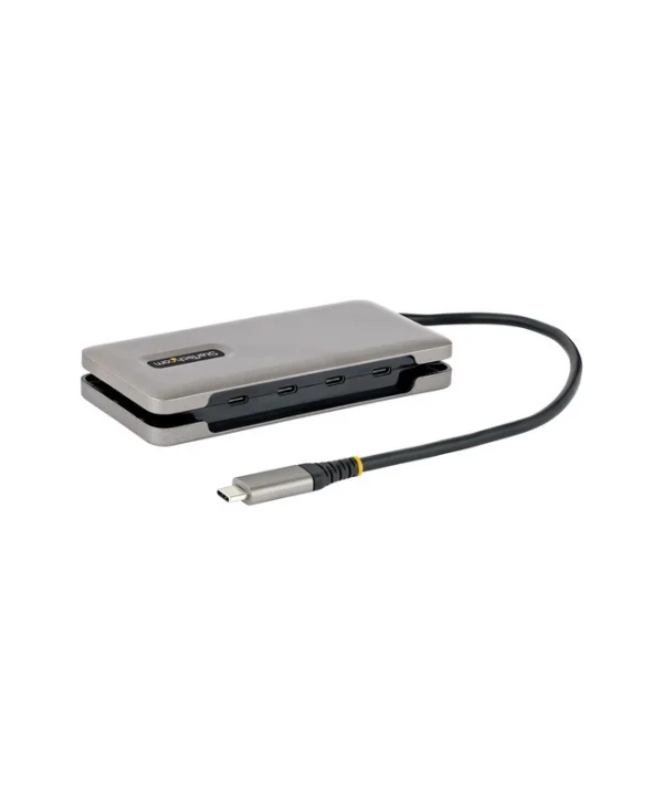StarTech USB 3.2 Hub 4 Θυρών με σύνδεση USB-C Ασημί HB31CM4CPD3