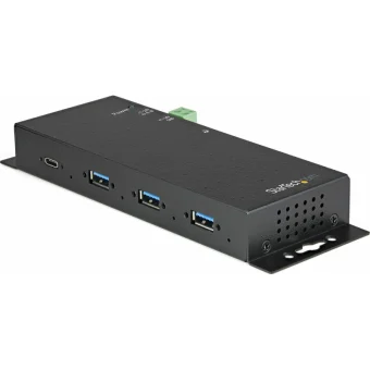 StarTech USB 3.0 Hub 4 Θυρών με σύνδεση USB-C & Θύρα Φόρτισης και Εξωτερική Παροχή Ρεύματος HB31C3A1CME