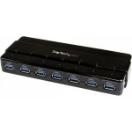StarTech USB 3.0 Hub 7 Θυρών με σύνδεση USB-A και Εξωτερική Παροχή Ρεύματος ST7300USB3B