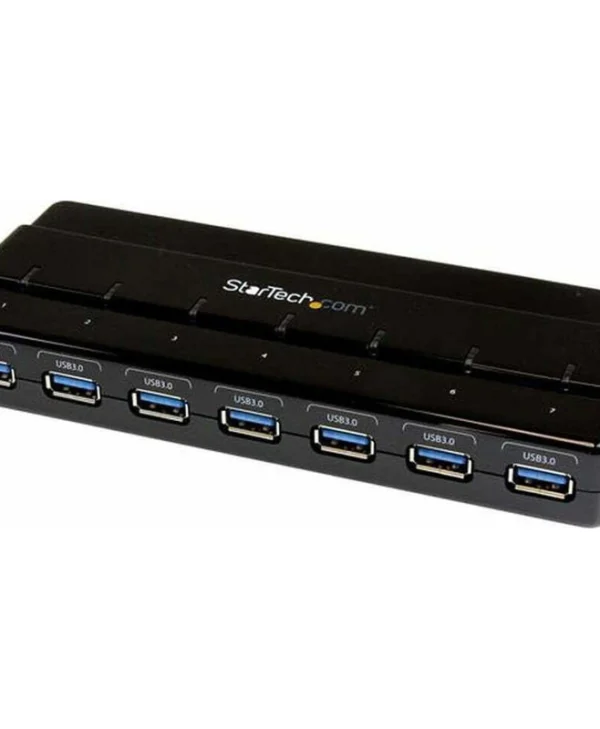 StarTech USB 3.0 Hub 7 Θυρών με σύνδεση USB-A και Εξωτερική Παροχή Ρεύματος ST7300USB3B