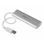 StarTech USB 3.0 Hub 4 Θυρών με σύνδεση USB-A Ασημί ST43004UA - Image 2