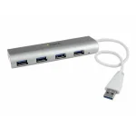StarTech USB 3.0 Hub 4 Θυρών με σύνδεση USB-A Ασημί ST43004UA - Image 4