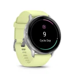 Garmin Venu 4 Stainless Steel 45mm Αδιάβροχο Smartwatch με Παλμογράφο (Silver with Citron) 010-03014-02 - Image 2