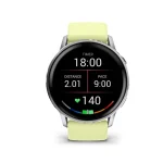 Garmin Venu 4 Stainless Steel 45mm Αδιάβροχο Smartwatch με Παλμογράφο (Silver with Citron) 010-03014-02 - Image 5