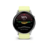 Garmin Venu 4 Stainless Steel 45mm Αδιάβροχο Smartwatch με Παλμογράφο (Silver with Citron) 010-03014-02 - Image 6