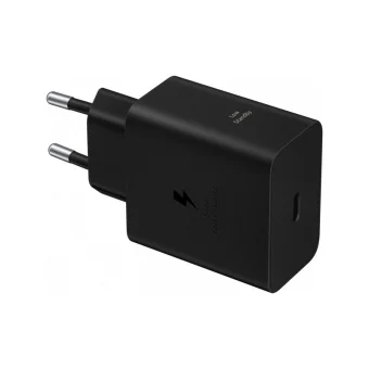 Samsung Φορτιστής Χωρίς Καλώδιο GaN με Θύρα USB-C 60W Power Delivery Μαύρος (EP-T6010N) EP-T6010NBEGWW