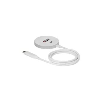 Club3D Ασύρματος Φορτιστής (Qi Pad) 25W Λευκός (CAC-3026)