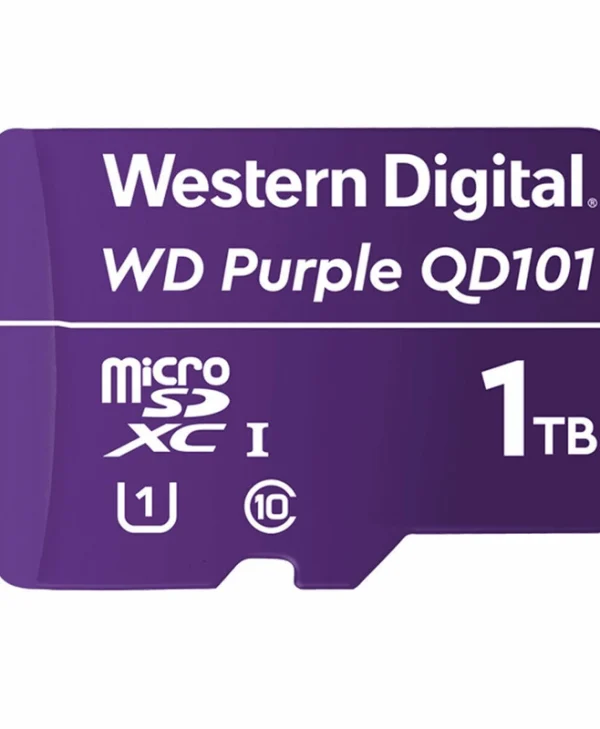 Western Digital Purple SC QD101 microSDXC 1.0TB Class 10 U1 UHS-I WDD100T1P0C