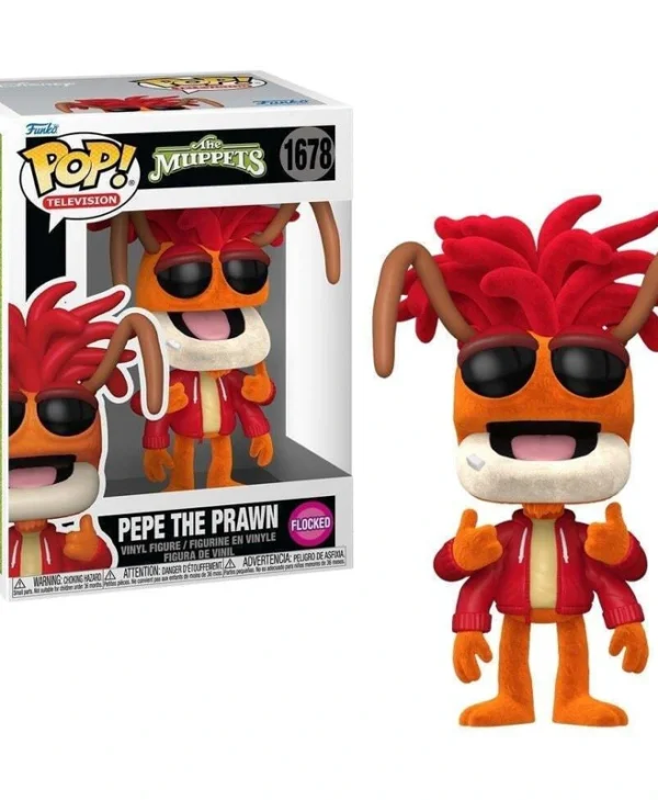 Funko Pop! Television: Muppets - Pepe the Prawn 1678 Flocked 88566