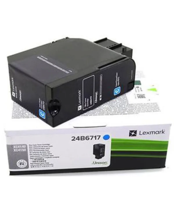 Lexmark 24B6717 Γνήσιο Toner Laser Εκτυπωτή Κυανό 13000 Σελίδων 24B6717