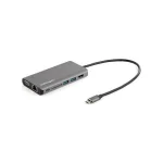 StarTech USB-C Docking Station με HDMI 4K PD Ethernet Ασημί (DKT30CHVAUSP)