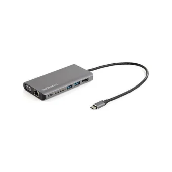 StarTech USB-C Docking Station με HDMI 4K PD Ethernet Ασημί (DKT30CHVAUSP)