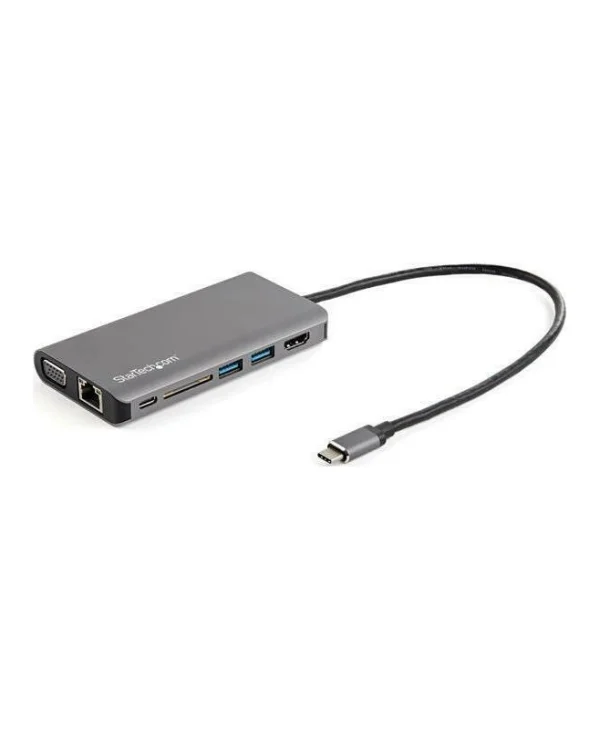 StarTech USB-C Docking Station με HDMI 4K PD Ethernet Ασημί (DKT30CHVAUSP)
