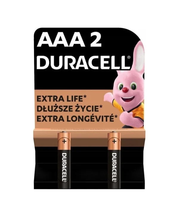 Duracell Αλκαλικές Μπαταρίες AAA 1.5V 2τμχ 20367