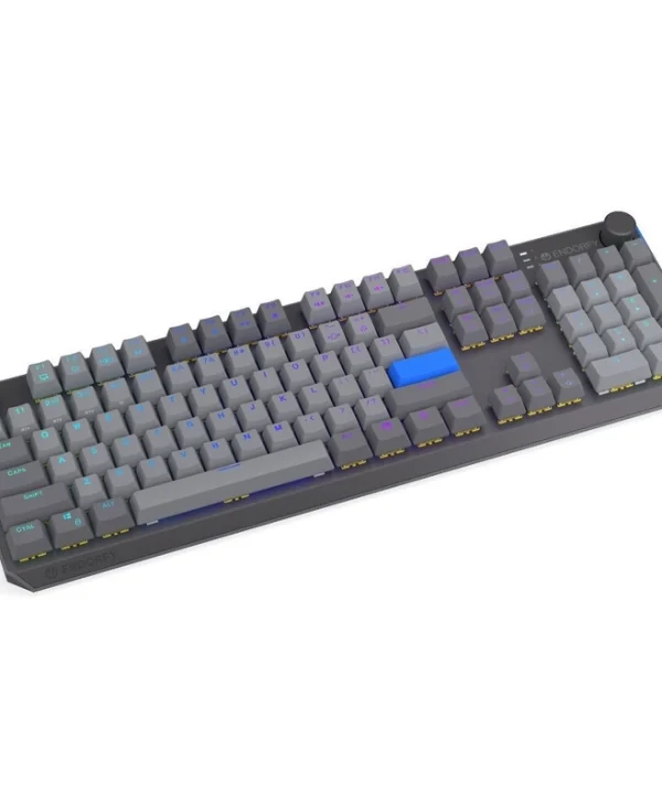 Endorfy Thock V2 Wireless Ασύρματο Gaming Μηχανικό Πληκτρολόγιο με Gateron Yellow διακόπτες και RGB φωτισμό (Αγγλικό US) Γκρι EY5A129