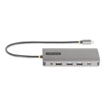 StarTech USB-C Docking Station με HDMI/DisplayPort 4K PD Ethernet και σύνδεση 3 Οθονών Ασημί (154B-USBC-MULTIPORT) - Image 3