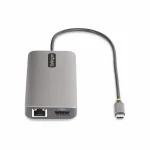 StarTech USB-C Docking Station με HDMI/DisplayPort 4K PD Ethernet και σύνδεση 3 Οθονών Ασημί (154B-USBC-MULTIPORT) - Image 5