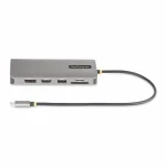 StarTech USB-C Docking Station με HDMI/DisplayPort 4K PD Ethernet και σύνδεση 3 Οθονών Ασημί (154B-USBC-MULTIPORT) - Image 7
