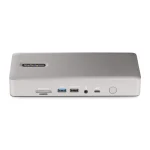 StarTech Thunderbolt 4 Docking Station με HDMI/DisplayPort 4K PD Ethernet και σύνδεση 4 Οθονών Ασημί (132UE-TB4USB4DOCK) - Image 5
