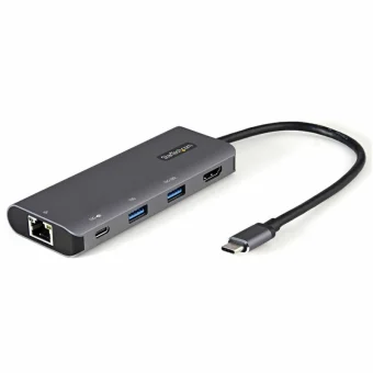 StarTech USB-C / USB-A Docking Station με 4K PD Ethernet Γκρι (DKT31CHPDL)