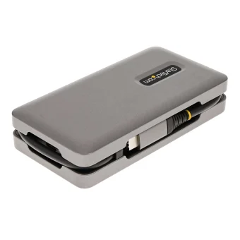 StarTech USB 2.0 Hub 3 Θυρών με σύνδεση USB-A Γκρι DKT31CDHPD3