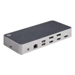 StarTech USB-C Docking Station με HDMI/DisplayPort 4K PD Ethernet και συνδεση 3 Οθονών Γκρι (S55174601) 116E-USBC-DOCK - Image 2