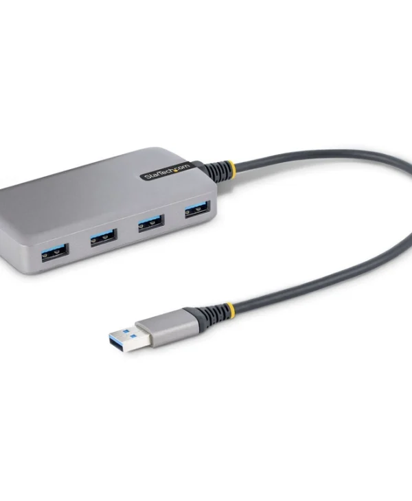StarTech USB 3.2 Hub 4 Θυρών με σύνδεση USB-A Γκρι 5G4AB-USB-A-HUB