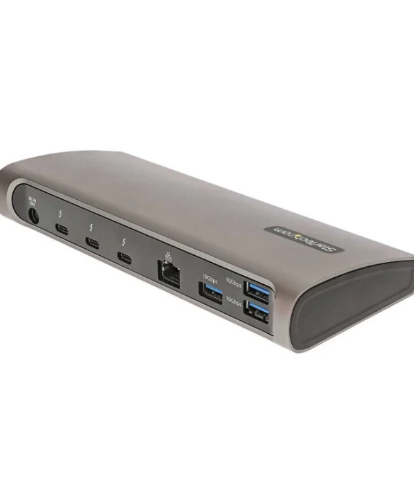 StarTech Thunderbolt 4 Docking Station με 4K PD Ethernet και συνδεση 2 Οθονών Μαύρο (TB4CDOCKUE)