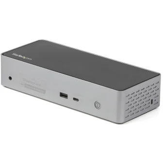 StarTech USB-C Docking Station με HDMI/DisplayPort 4K PD Ethernet και συνδεση 4 Οθονών Ασημί (DK31C4DPPDUE)