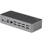 StarTech USB-C Docking Station με HDMI/DisplayPort 4K PD Ethernet και συνδεση 4 Οθονών Ασημί (DK31C4DPPDUE) - Image 2