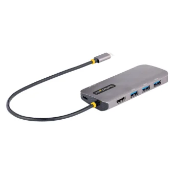 StarTech USB-C Docking Station με HDMI 4K PD Ethernet Γκρι (S55157140) 127B-USBC-MULTIPORT