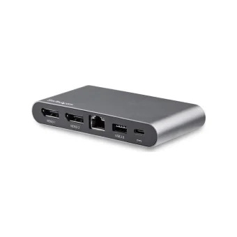 StarTech USB-C / USB-A Docking Station με 4K PD Ethernet Μαύρο (DK30C2DAGPD)