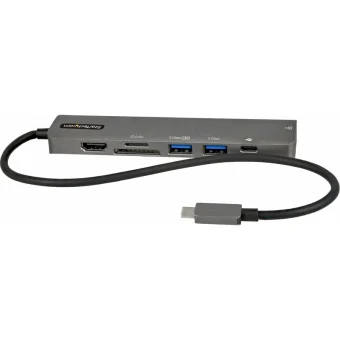 StarTech USB-C Docking Station με HDMI 4K PD Ethernet Γκρι (DKT30CHSDPD1)