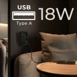 Maclean Energy Πολύπριζο Γαλλικό SHUKO 2 Θέσεων με 2 USB-A και 2 USB-C Χωρίς Καλώδιο MCE249 F/B - Image 3