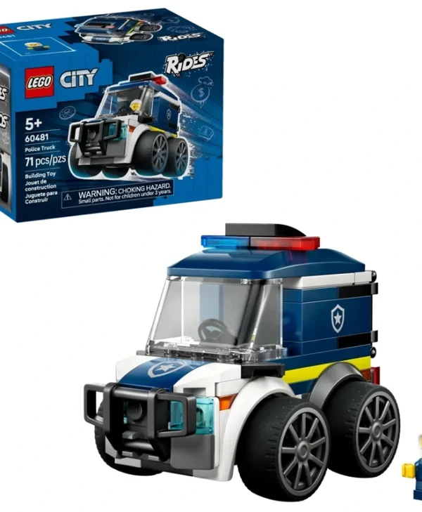 LEGO City Rides – Police Truck για 5+ ετών Ετών 71τμχ 60481