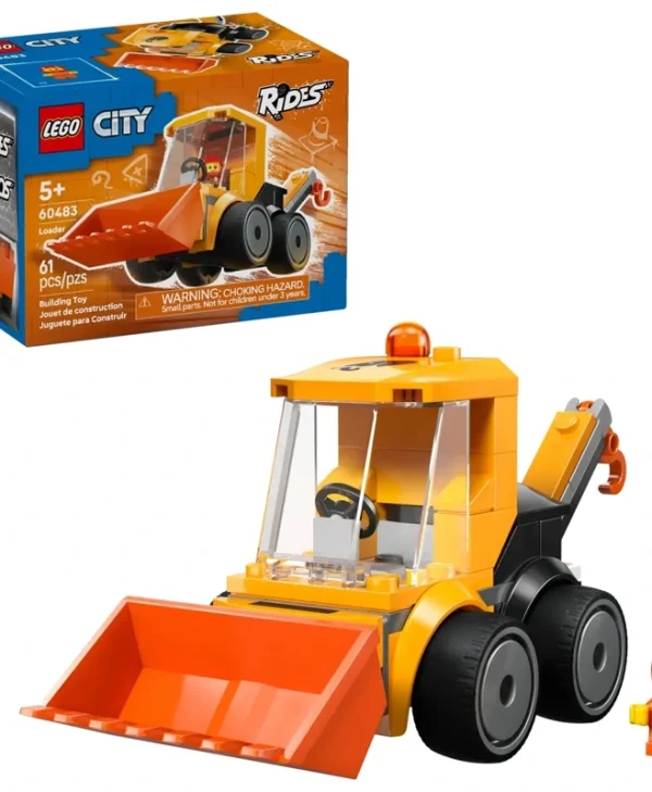 LEGO City Rides – Construction Loader για 5+ ετών Ετών 61τμχ 60483