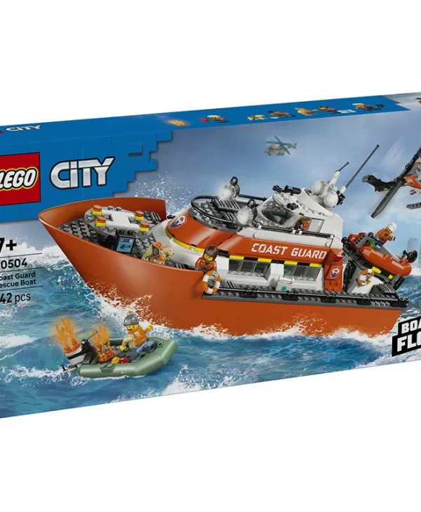 LEGO City Coast Guard Rescue Boat & Helicopter για 7+ ετών Ετών 742τμχ 60504