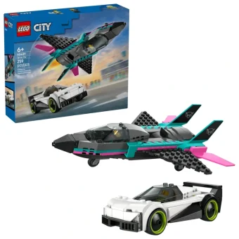 LEGO City Jet vs. Car για 6+ ετών Ετών 259τμχ 60489