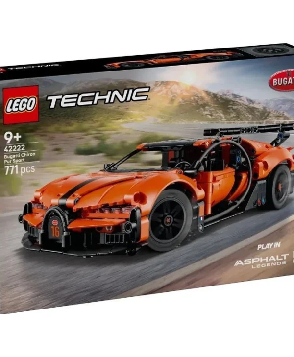 LEGO Technic Bugatti Chiron Pur Sport Hypercar για 9+ ετών Ετών 771τμχ 42222