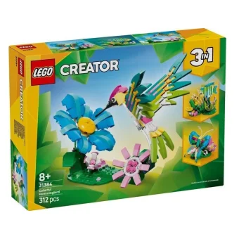 LEGO Creator 3-in-1 Wild Animals: Colorful Hummingbird για 8+ ετών Ετών 312τμχ 31384