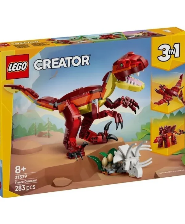 LEGO Creator 3-in-1 Fierce Dinosaur για 8+ ετών Ετών 283τμχ 31379