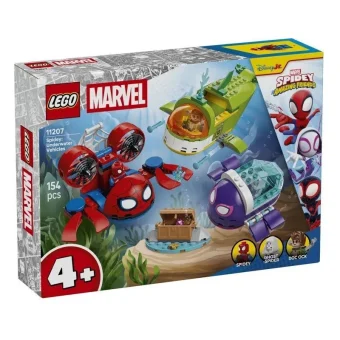 LEGO Marvel Spidey: Underwater Vehicles για 4+ ετών Ετών 154τμχ 11207