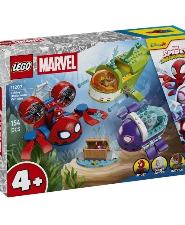 LEGO Marvel Spidey: Underwater Vehicles για 4+ ετών Ετών 154τμχ 11207