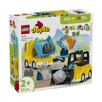 LEGO Duplo 3in1 Construction Vehicles για 2+ ετών Ετών 22τμχ 10475