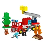 LEGO Duplo Fire Truck with Hose and Firefighter για 2+ ετών Ετών 28τμχ 10473 - Image 3