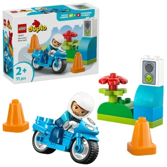 LEGO Duplo Blue Police Motorcycle για 2+ ετών Ετών 11τμχ 10471